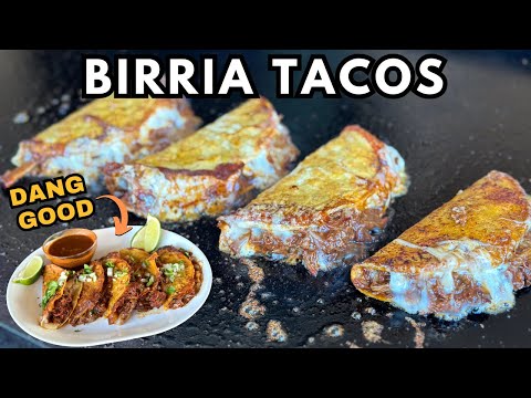 Birria Tacos on the Griddle -- My BEST yet