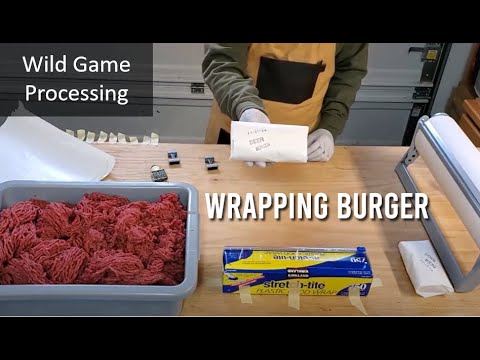 How to properly wrap wild game