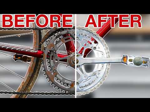 Restoring abandoned Bianchi! Vintage bike rebuild transformation…