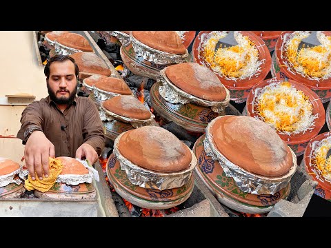 POT BIRYANI COOKING | Traditional Matka Chicken Biryani Recipe | Biryani Cooking in Clay Pot