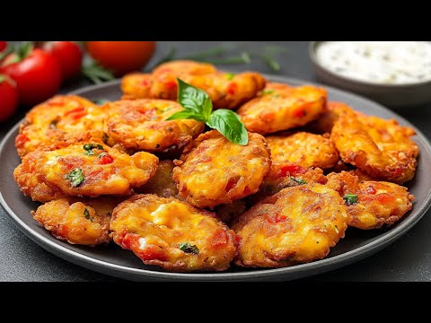 The Best Mediterranean Greek Fritters! Incredibly Easy and Delicious!