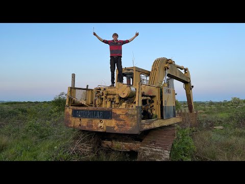 Recovering CAT Excavator Left Abandoned!