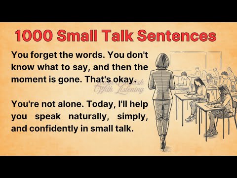 1000 Small Talk Sentences || 1000 Words English Talk || Improve Your English || Graded Reader