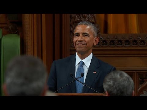 Full Video: Obama addresses Canadian Parliament