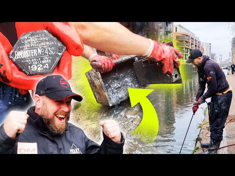 RARE finds, ILLEGAL weapons, MYSTERY finds and a SAFE in London’s canals