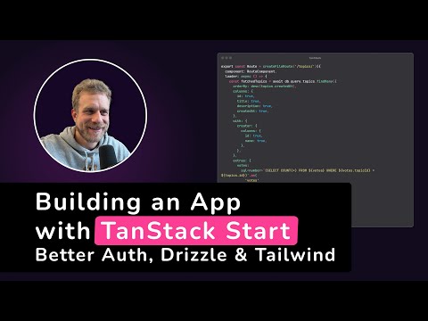 Continuing to build a web app with TanStack Start, Drizzle, Better Auth & Tailwind
