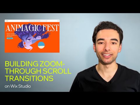 Create cinematic zoom-through Scroll transitions between sections | Wix Studio