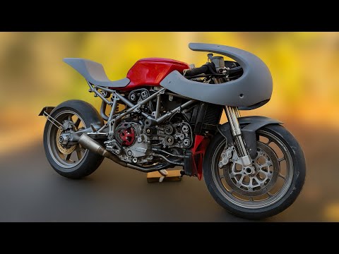 Ducati Cafe Racer Build gets WILD Custom Exhaust!! Sounds Insane!!! Ducati Cafe Racer build pt:2
