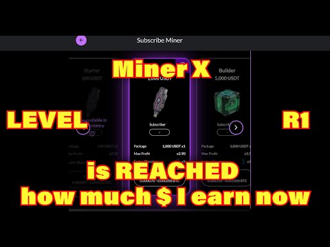 I got to R1 in my MinerX rightarms account and its adding almost $900 extra a month into BTC and CW