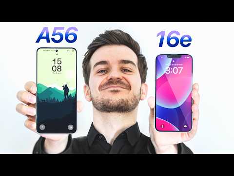 iPhone 16E vs Samsung Galaxy A56 - The BEST 2025 Mid-Range Phone?