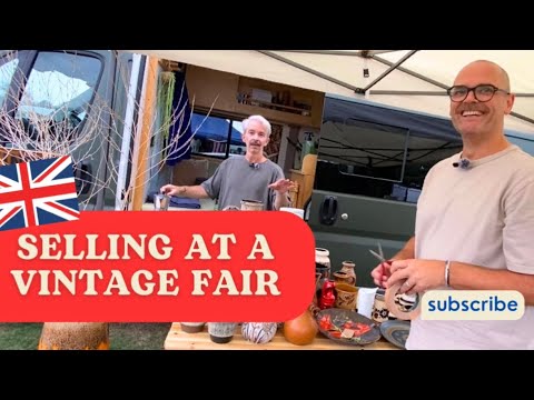 🇬🇧 SELLING AT A VINTAGE FAIR | Woolverstone Hall, Suffolk #goodwill #vintage #thrifting #fleamarket