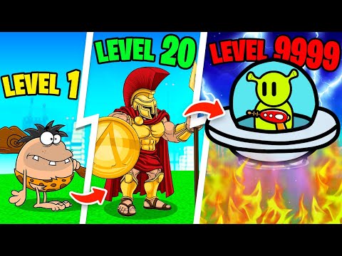 Upgrading CAVEMAN to FUTURISTIC GODS in We Are Warriors!