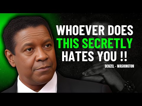 5 Signs That SOMEONE Close to You SECRETLY HATES YOU | Denzzel Wshington Motivation