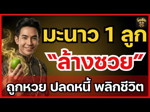 พกมะนาว 1 ลูก รวยพลิกชีวิต! เคล็ดลับแก้ดวงตก เรียกทรัพย์เข้ากระเป๋าทันที | โชคดีจัง