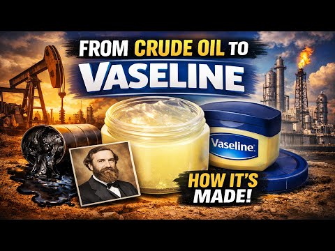 How Is Vaseline Petroleum Jelly Made? | From Crude Oil to Skin Care Staple