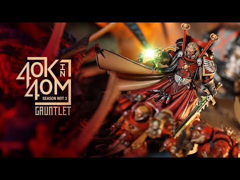 Blood Angels vs Tyranids. Warhammer 40k in 40 minutes