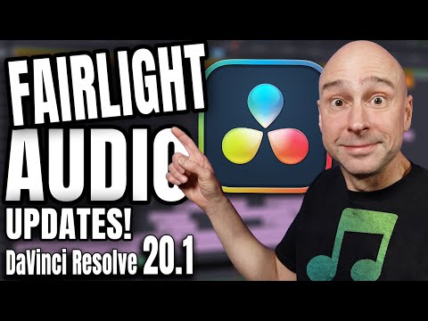 10+ New Fairlight AUDIO Updates in DaVinci Resolve 20.1!