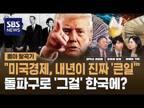 "달러 충격, 아직 시작도 안 했다" 트럼프 경제팀 ‘한국 겨냥’ 본격화? ft. 김학균 센터장 · 문홍철 팀장 | SBS 경제탈곡기