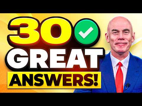 TOP 30 COMMON INTERVIEW QUESTIONS & ANSWERS! (How to PASS a JOB INTERVIEW) 100% PASS GUARANTEED!