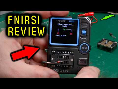 🔴 FNIRSI LCR-P1 Component Tester Review - No.1279