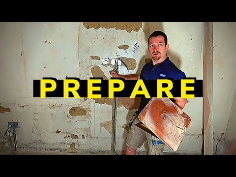 Fixing Old Walls With Plaster…FULL GUIDE! (Fixing Cracks/ Cable Chases/ Using BG Bonding)