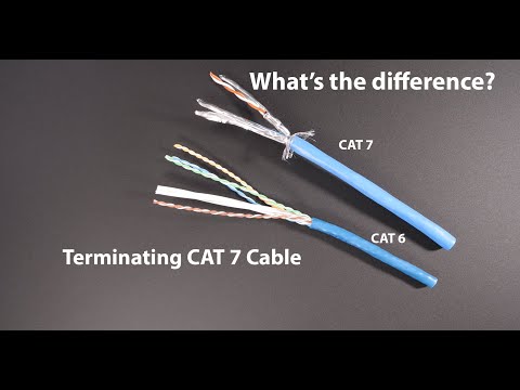 Cat 6 vs Cat 7.  What is the difference