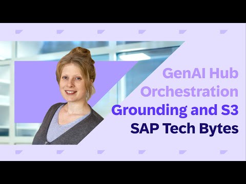 AI Foundation: Orchestration workflow with grounding using S3