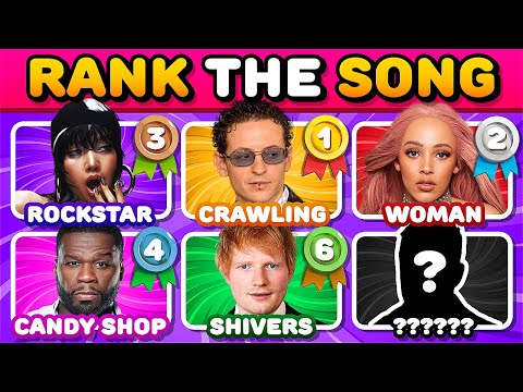 RANK THE SONG! 💖 But Without Knowing the Next One | Music Quiz Challenge #2