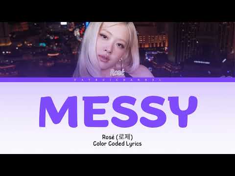 ROSÉ (로제) 'Messy(From F1® The Movie)' (Color Coded Lyrics) | Dat Bui Channel