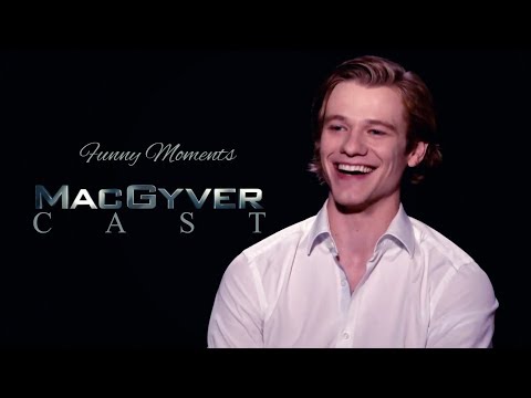 MACGYVER CAST - Funny Moments (Lucas Till, George Eads,..)