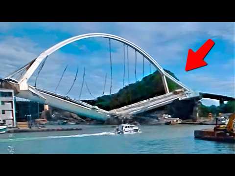 Massive Brückeneinstürze und Pannen mit der Kamera festgehalten