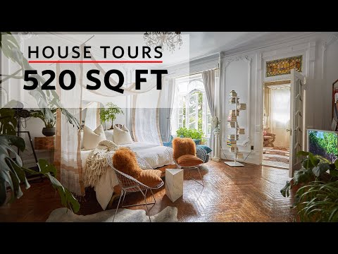 House Tours: A 520 SQ FT Studio in a Prewar Brownstone in NYC