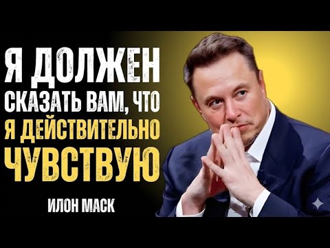 Илон Маск: Я должен сказать вам, что я на самом деле чувствую