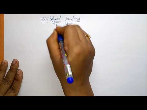 functions in c programming  | User defined function | C Programming | Lec-39