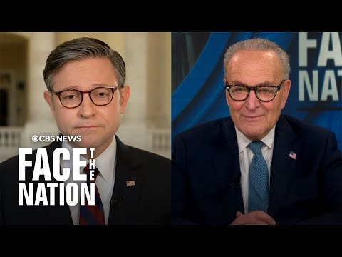 Mike Johnson, Chuck Schumer on government shutdown
