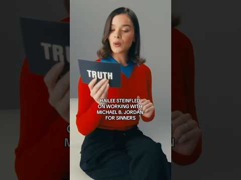 #MichaelBJordan + friendly banter is all we need to audition for #Sinners. ❤️‍🔥 #HaileeSteinfeld