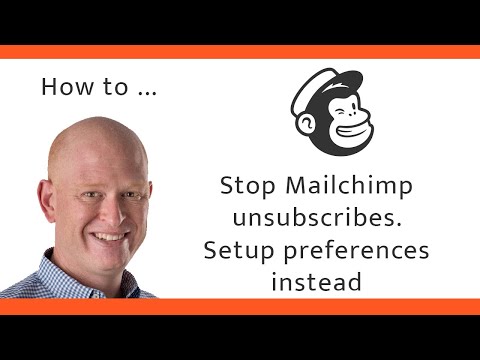 How to stop Mailchimp unsubscribes by letting subscribers choose email preferences