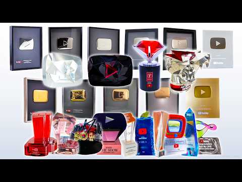 All YouTube Play Buttons in 2025