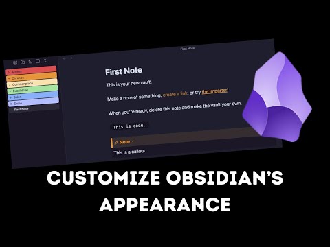 Customize Obsidian Appearance