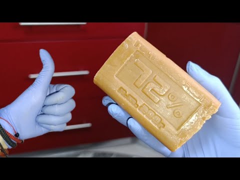 КУСКОМ МЫЛА с КУХНИ Липкий Налет ОТМЫЛА #совет