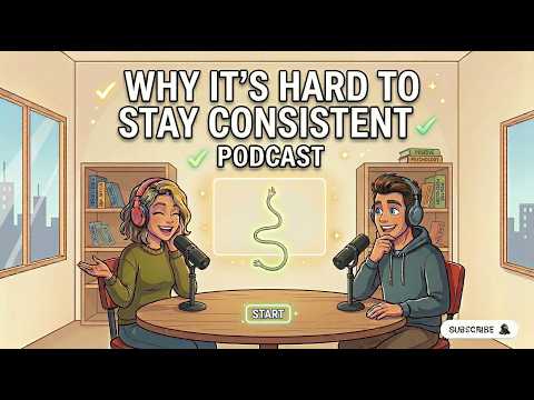 Why It’s Hard to Stay Consistent | Easy English Podcast Conversation | Learn English | Learn Fast