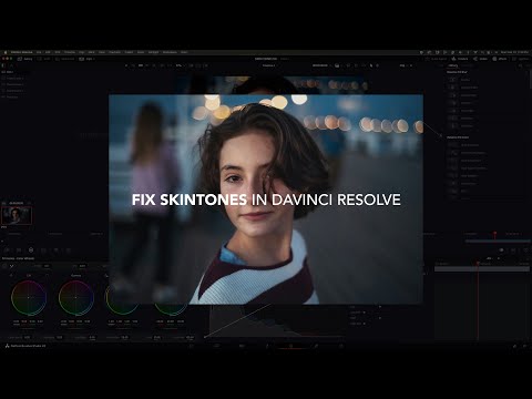 Fix skin tones in DaVinci Resolve (30 seconds)
