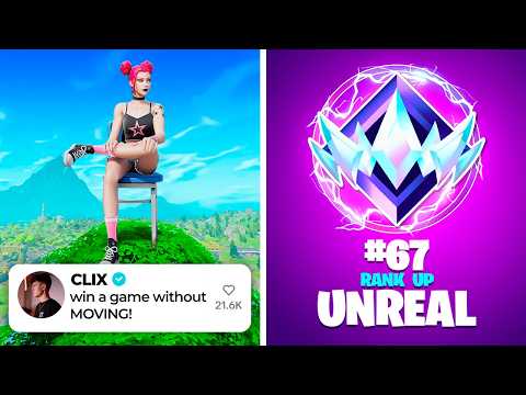 I Used TikTok Advice To RANK UP In Fortnite!