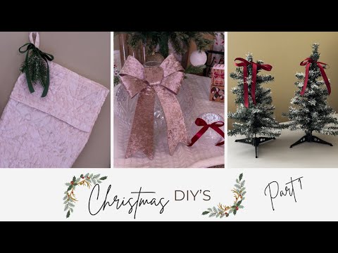 🎄 DOLLAR TREE CHRISTMAS DIY's Decoration Part 1 - Large Ornaments, Stocking Decoration, Dollar Tree