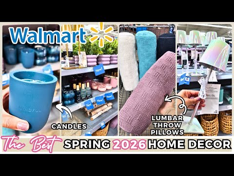 WALMART SPRING 2026 HOME DECOR 🌸 | New Minimalist Finds, Candles, Vases & More | Shop With Me