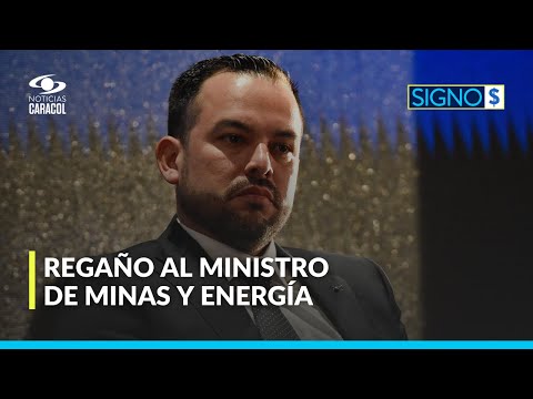 El regaño de la Contraloría General al ministro de Minas y Energía por crisis energética
