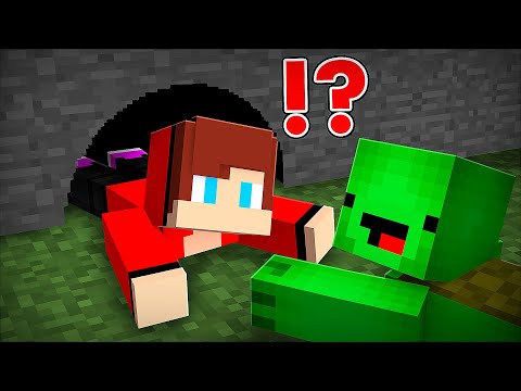 Who KIDNAPPED JJ in The CAVE in Minecraft Challenge - Maizen