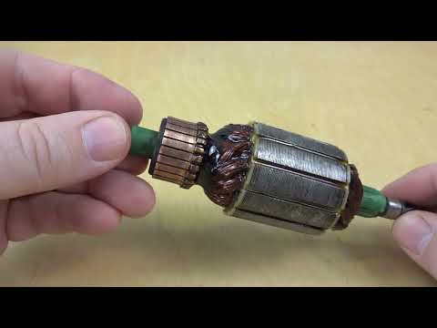 My first experience with rewinding a motor armature