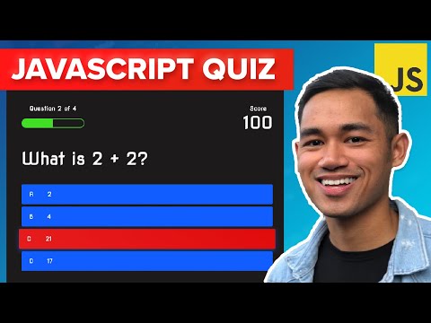 How to Make a Quiz App using HTML CSS Javascript - Vanilla Javascript Project for Beginners Tutorial