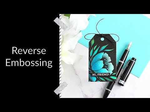 Creative Ways to Use the Back of Embossing Folders | Terrific Tags with Michelle